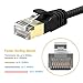 VANDESAIL CAT8 Ethernet Cable, High Speed 20Gbps STP RJ45 Gigabit Network Cables with Gold Plated Connector (6.5ft/2m, Black)