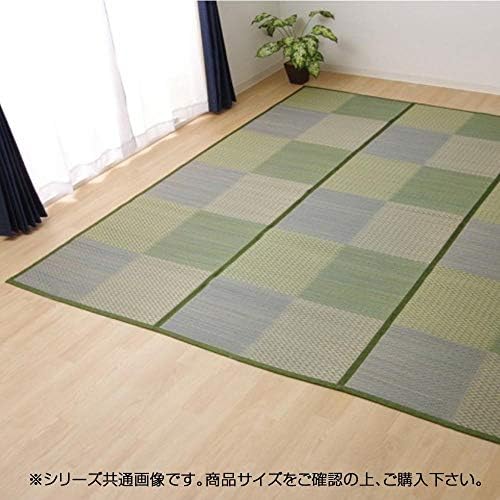 和室も洋室も簡単模様替え い草花ござカーペット Dxピーア ブルー 団地間4 5