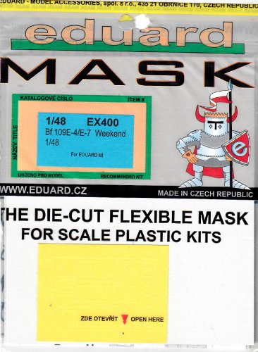 EDUEX400 1:48 Eduard Mask - Bf 109E-4/E-7 Weekend Edition (for the Eduard model kit) MODEL KIT ACCESSORY