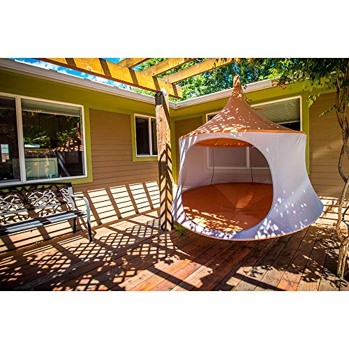 TreePod Cabana 6-Foot Tree Hanging Swinging Suspending Mesh Daybed, Slate Blue