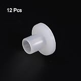 sourcing map 12pcs Nylon Flanged Sleeve Bushings 4mm Bore 5mm OD 7mm Length view 3