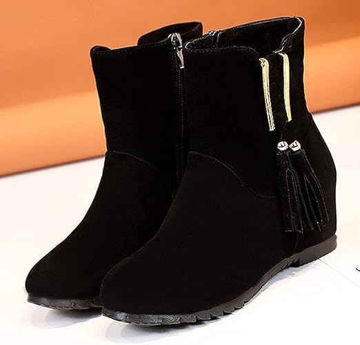 ladies wide fit fur lined ankle boots