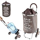 dbest products Stair Climber Laundry Trolley