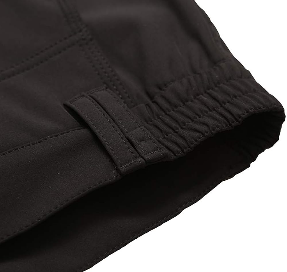 Kids Boy's Youth Fleece Lined Windproof Waterproof Hiking Ski Snow Pants, Soft Shell Expandable Waist Warm Insulated Trousers : Clothing