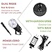 Gemtune Christmas Light Projector LED Patio Lawn light with Flame Pattern, Indoor and Outdoor Waterproof Spotlight Water Wave Night Light for Xmas Birthday Thanksgiving Day Party Holiday Decoration