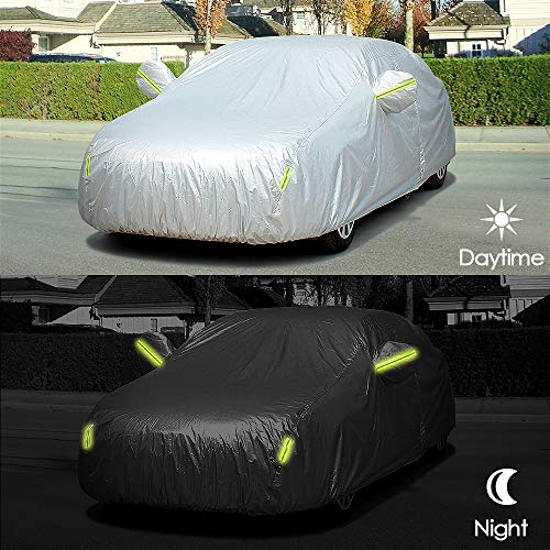 4 Layers Outdoor SUV Car Cover Universal Full Car Covers for