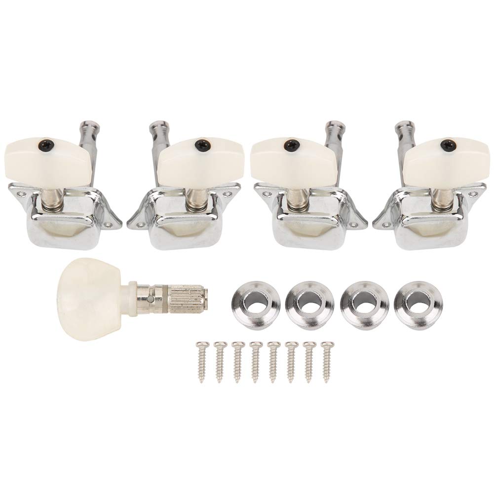 Banjo Tuning Peg,Banjo Machine Heads Head Tuning Knob Semi-Closed String 4+1 Musical Instrument Accessories Musical Instrument Accessories