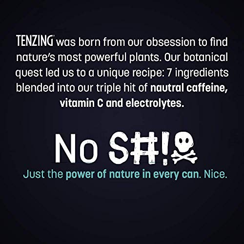 TENZING Natural Energy Drink, Gluten Free, Vegan, & Plant Based Drink