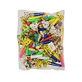 ULTNICE 48pcs Party Horns Tube Blowouts Noisemakers(Random Color)