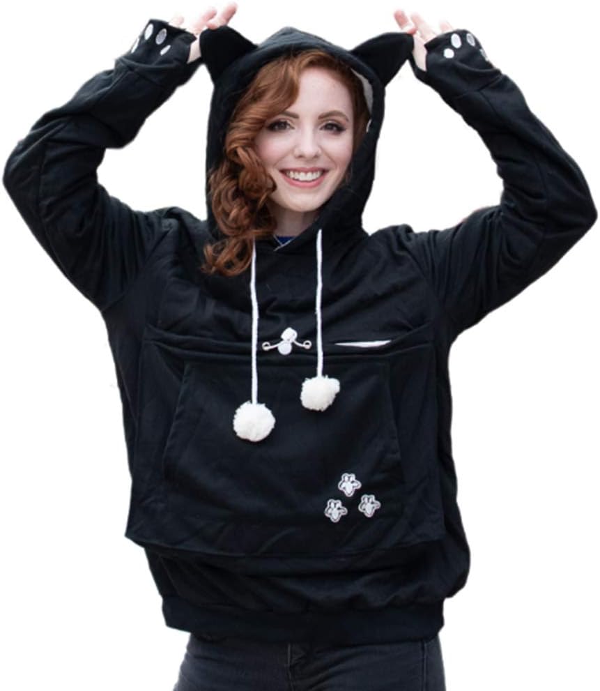 Kei Tomlison Unisex Big Pouch Hoodie Long Sleeve Pet Dog Holder Carrier Sweatshirt