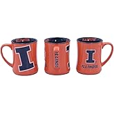 RFSJ Illinois Illini Ceramic 16 oz Relief (3D) Mug Orange