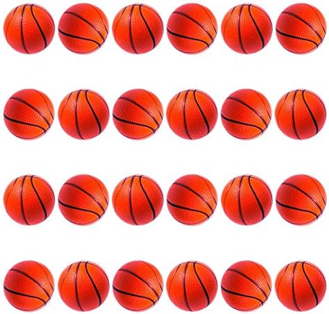 Windy City Novelties Mini Foam Basketball Stress Balls (24 Pack)