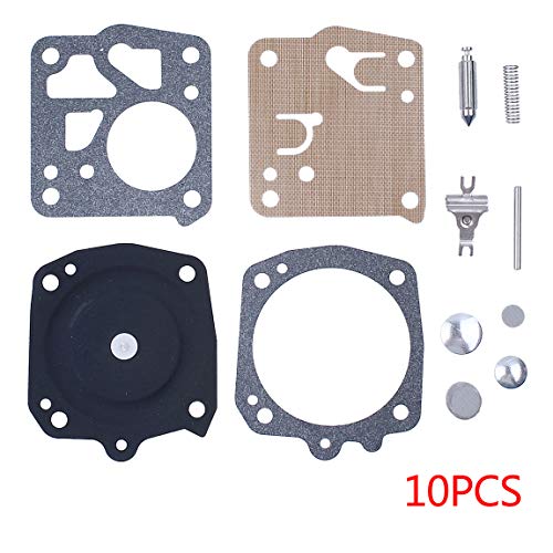 Haishine 10 Teile/los Vergaser Carb Membran Reparatursatz für Husqvarna 65 77 162 165R 181 185 265RX 480 1100 2100 Kettensäge Teile – Bild 3