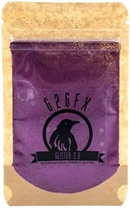 G2GFX Biodegradable Cosmetic Glitter (30g Resealable Pouch, Frank N Furter Fuchsia)