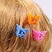 Jtshy 100 Pack of Assorted Color Butterfly Hair Clips, Bulk Small Butterfly Hair Clips