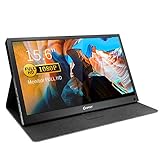 Corprit Portable Monitor, 15.6 Inch 1920×1080 FHD USB C Monitor Type-C HDMI DP External Second Portable Computer Display for PC Mac Laptop Phone IPS Screen 1080P Gaming Monitor for Switch Xbox PS4