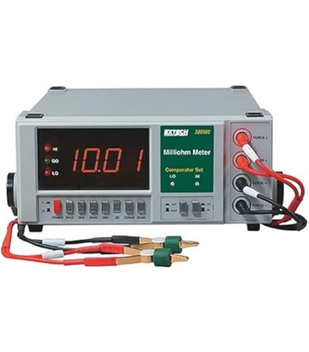 Extech 380460 Precision Milliohm Meter 110 VAC – 4-Wire