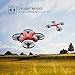 Holy Stone FPV Foldable Drone with Camera for Kids and Beginners, RC Quadcopter with 720P HD, 2 Flight Modes, APP Control, 3D Flip, Altitude Hold, Headless Mode, 2 Modular Batteries, Carrying Case,Red
