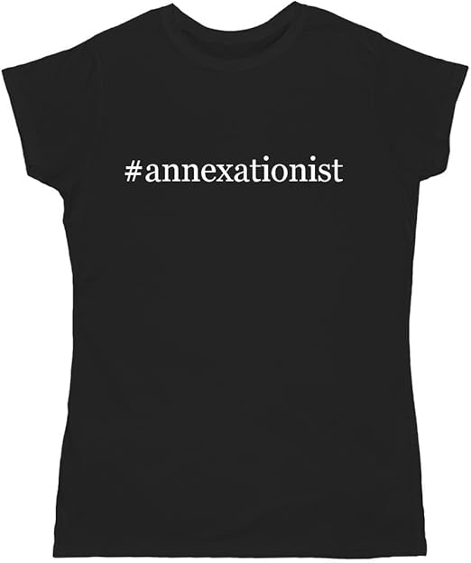 Amazon.com: #annexationist - Hashtag Adult Women's T-Shirt, Black, XXX-Large: Clothing