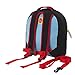 Dabbawalla Bags Harness Backpack, Blue/Red/Black/White, Rocket Toddler