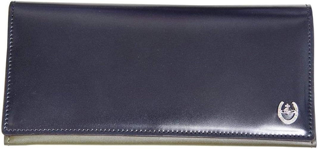 Amazon ヴィヴィアンウエストウッド 長財布 高級 馬革 メンズ ネイビー K Vivienne Westwood ヴィヴィアンウエストウッド 財布