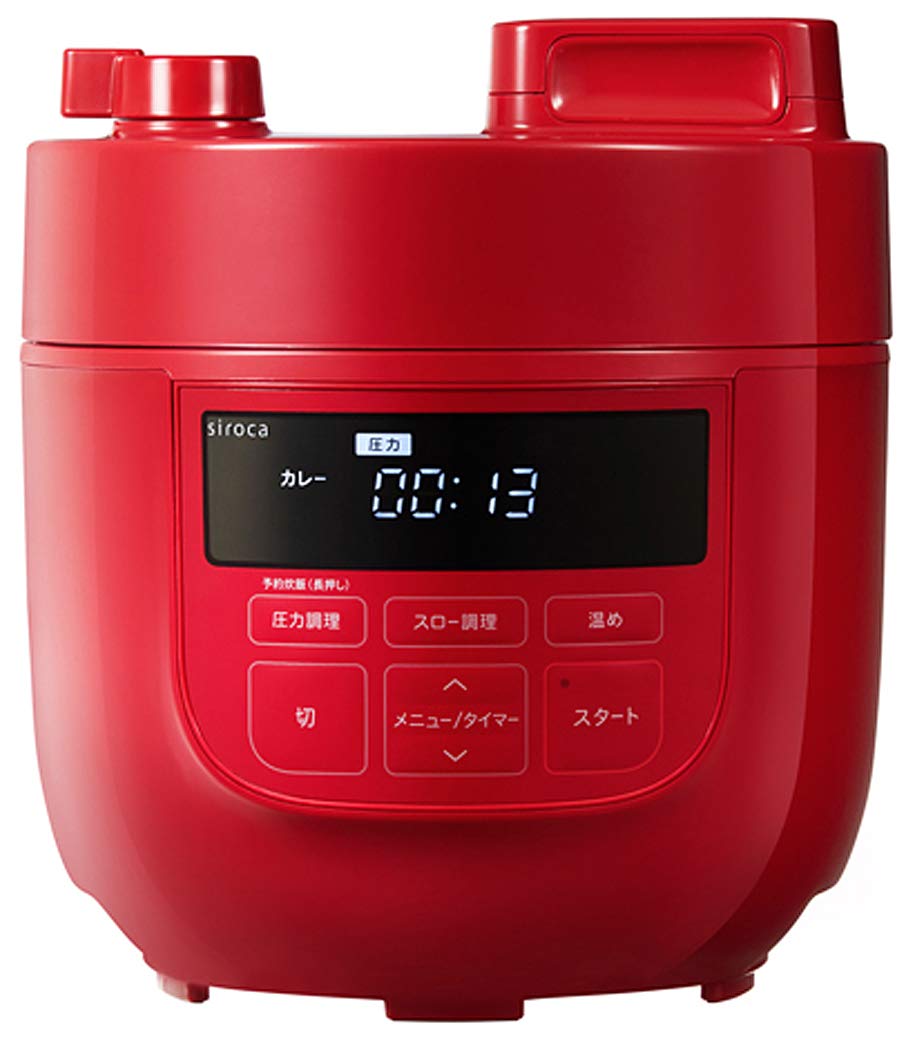 siroca Electric Pressure Cooker SP-D131(R) (Red)【Japan Domestic genuine products】