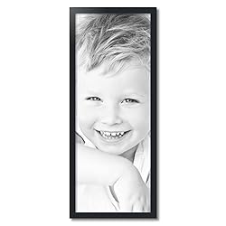 ArtToFrames 15x39 Inch Black Picture Frame, This