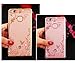 Huawei P9 Lite Secret Garden Case, Houshine Glitter Electroplate Bumper Bling Butterfly Garden Soft TPU Silicone Flip Back Cover Case for Huawei P9 Lite, Gold - Pink