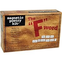 Magnetic Poetry - F Word Kit - Words for Refrigerator - Write Poems and Letters on the Fridge - Made in the USA