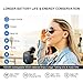 Mini Bluetooth Earbud, Single in-Ear Invisible Earpiece Wireless Headphone with Magnetic USB Charger Support Siri Voice Control Compatible for iOS and Android Phones-10 Hours Playtime