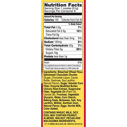 2 Fiber+One+Cookies+Chocolate+Pouches