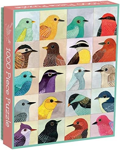 Galison Avian Mates 1000 Piece Jigsaw Puzzle