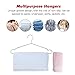 PUERSIT Stainless Steel Mental Hanger, Wire Hangers for Clothes 50 Packs Strong Metal Wire Hangers Coat Hangers Clothes Hangers Standard Hangers for Home and Kitchen，Silver