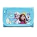 Disney Frozen Elsa Anna and Olaf Character Light Blue Trifold Wallet - 1 WALLET ONLY