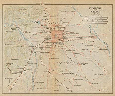 Amazon Environs Of Peking 北京地域アンティークマップ 中国 1915 古い地図 アンティーク地図 ビンテージ地図 中国地図プリント アートフレーム ポスター オンライン通販 Amazon Environs Of Peking 北京地域アンティークマップ 中国 1915 古い地図 アンティーク地図 ビンテージ地図 中国地図プリント アートフレーム ポスター オンライン通販