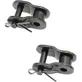LBTODH 2 Pcs Roller Chain Offset Link Half Link Crank Link