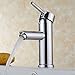 Beati Faucet Single Handle Bathroom Faucet, Bathroom Sink Faucet 1 or 3 Hole, Small RV Vanity Faucet,Chrome