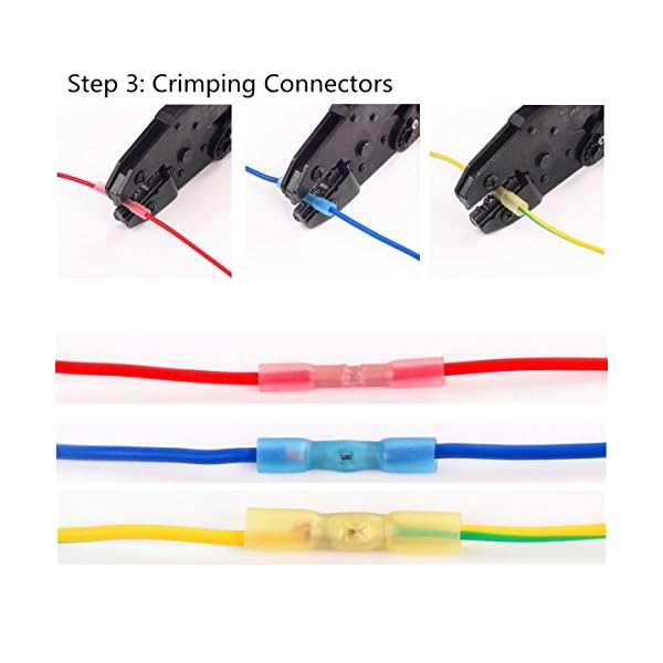 Fotag-180PCS-10-22-AWG-Kit-Insulated-Heat-Shrink-Wire-Crimp-Butt-Terminal-Connectors-Electrical-Wire-Waterproof-Marine-Automotive-Grade-Set-Connector-Assortment Fotag-180PCS-10-22-AWG-Kit-Insulated-Heat-Shrink-Wire-Crimp-Butt-Terminal-Connectors-Electrical-Wire-Waterproof-Marine-Automotive-Grade-Set-Connector-Assortment