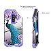 PIXIU Case for Samsung Galaxy S9 Plus, Heavy Duty Shockproof Hybrid Protective Case Cover for Galaxy s9 Plus Peafowl Unique Pattern Design