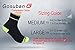 Gosuban Low Cut Compression Sock for Women and Men Plantar Fasciitis Sock Heel Ankle & Arch Support(Black,Medium