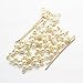 Yueton 2pcs Fashion Ladies Artificial Pearl Tassel Chain Barrettes Headband Hair Clips Clamp Headwear Edge Clips Bobby Pins