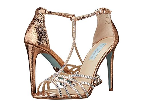 betsey johnson rose gold heels