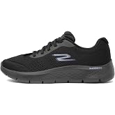 Skechers Men's Go Walk Flex Remark Sneaker | Air-Cooled Goga Mat Insole, Ultra Go Cushioning, Flex Pillars, Bungee Laces, Machine Washable