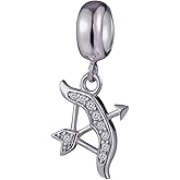 12 Zodiac Sign Charms for Charm Bracelets - 925 Sterling Silver Constellation/Horoscope Pendants