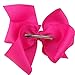 XIMA 20pcs 8inch baby Boutique Grosgrain Ribbon Hair Bows Clips for Baby girls Hair bows (With Alligator, Mixcolors)