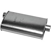 Walker SoundFX 18442 Direct Fit Exhaust Muffler 2.25" Inlet (ID) 2.25" Outlet (ID) for Jeep Wrangler