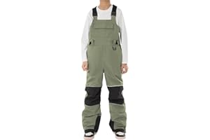 GSOU SNOW Girls Boys Ski Bibs Kids Snowboard Pants skiing Insulated Waterproof Overalls Winter Warm