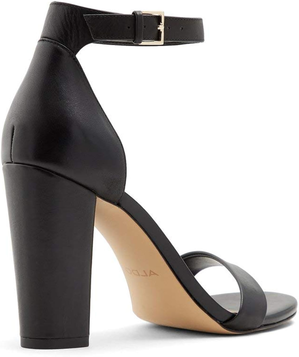 aldo black high heel sandals