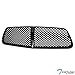 Glossy Black Mesh Front Hood Bumper Grill Grille Guard ABS Compatible With 11-14 Dodge Charger