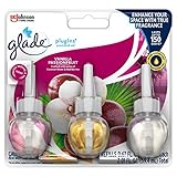 Glade PlugIns Scented Oil Refill Vanilla Passion Fruit, Essential Oil Infused Wall Plug In, 2.01 FL OZ, Pack of 3